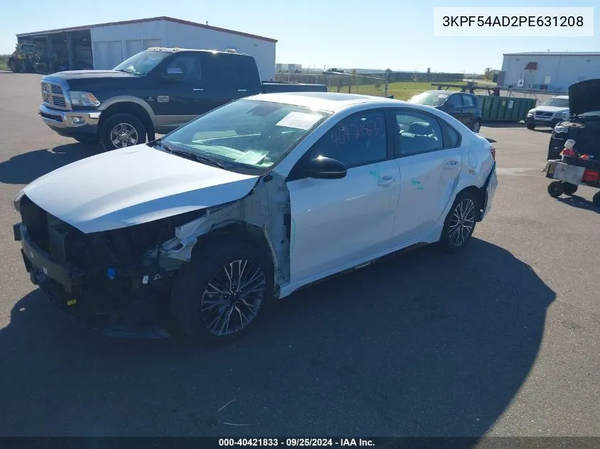 2023 Kia Forte Gt-Line VIN: 3KPF54AD2PE631208 Lot: 40421833