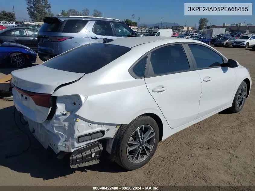 2023 Kia Forte Lxs VIN: 3KPF24AD5PE668455 Lot: 40422408