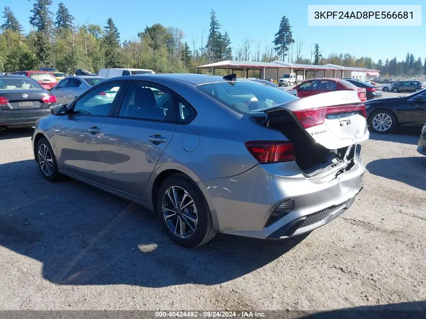 2023 Kia Forte Lxs VIN: 3KPF24AD8PE566681 Lot: 40424492