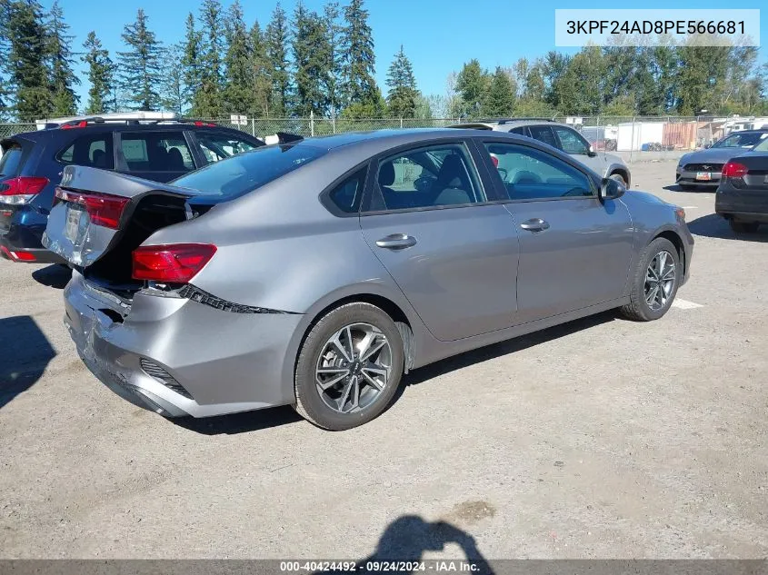 2023 Kia Forte Lxs VIN: 3KPF24AD8PE566681 Lot: 40424492