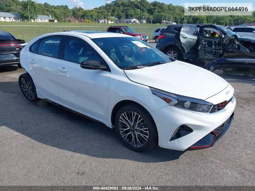 2023 Kia Forte Gt-Line VIN: 3KPF54AD0PE664496 Lot: 40429082