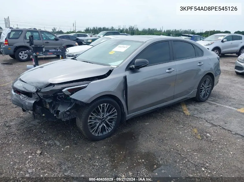 2023 Kia Forte Gt-Line VIN: 3KPF54AD8PE545126 Lot: 40435029