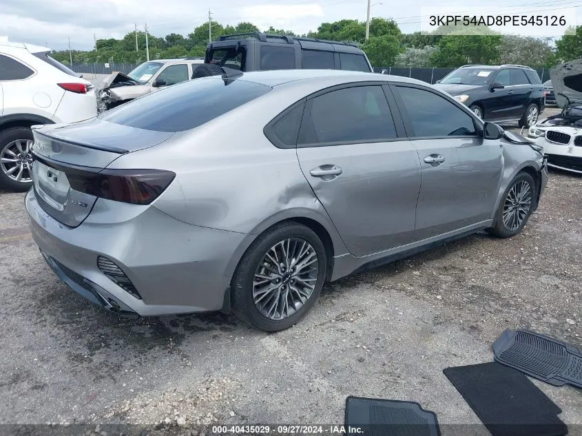 2023 Kia Forte Gt-Line VIN: 3KPF54AD8PE545126 Lot: 40435029