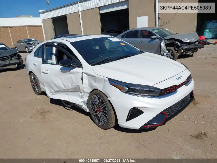 2023 Kia Forte Gt Manual VIN: 3KPF44AC4PE505989 Lot: 40438871