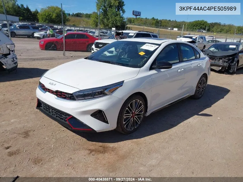 2023 Kia Forte Gt Manual VIN: 3KPF44AC4PE505989 Lot: 40438871