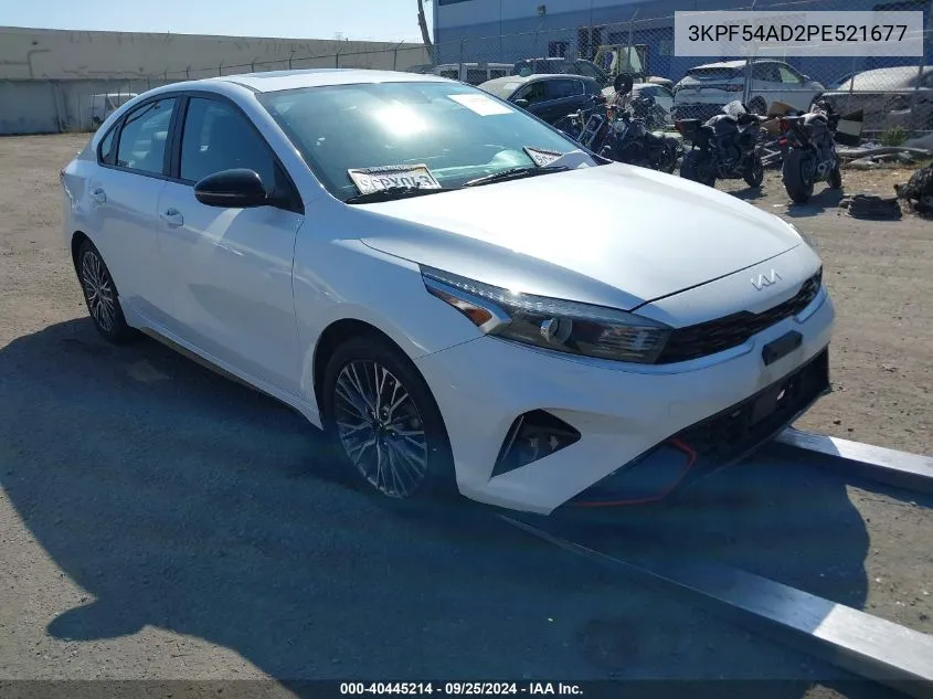 2023 Kia Forte Gt-Line VIN: 3KPF54AD2PE521677 Lot: 40445214