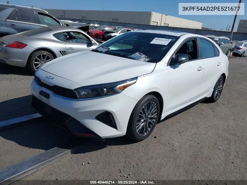 2023 Kia Forte Gt-Line VIN: 3KPF54AD2PE521677 Lot: 40445214