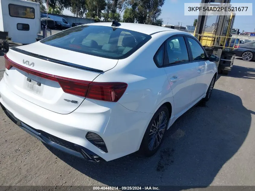 2023 Kia Forte Gt-Line VIN: 3KPF54AD2PE521677 Lot: 40445214