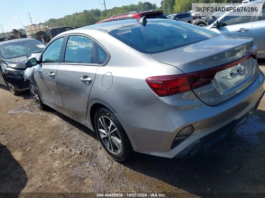 2023 Kia Forte Lxs VIN: 3KPF24AD4PE676286 Lot: 40455936