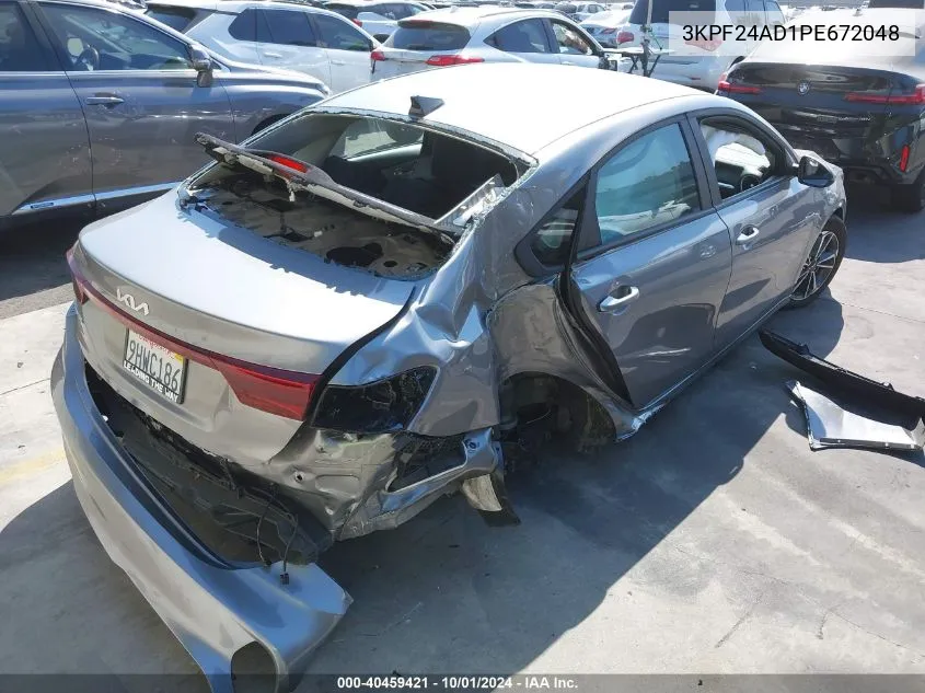 2023 Kia Forte Lxs VIN: 3KPF24AD1PE672048 Lot: 40459421