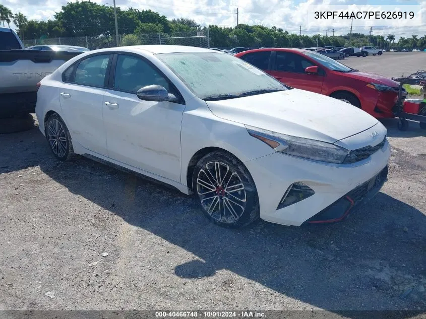 2023 Kia Forte Gt VIN: 3KPF44AC7PE626919 Lot: 40466748