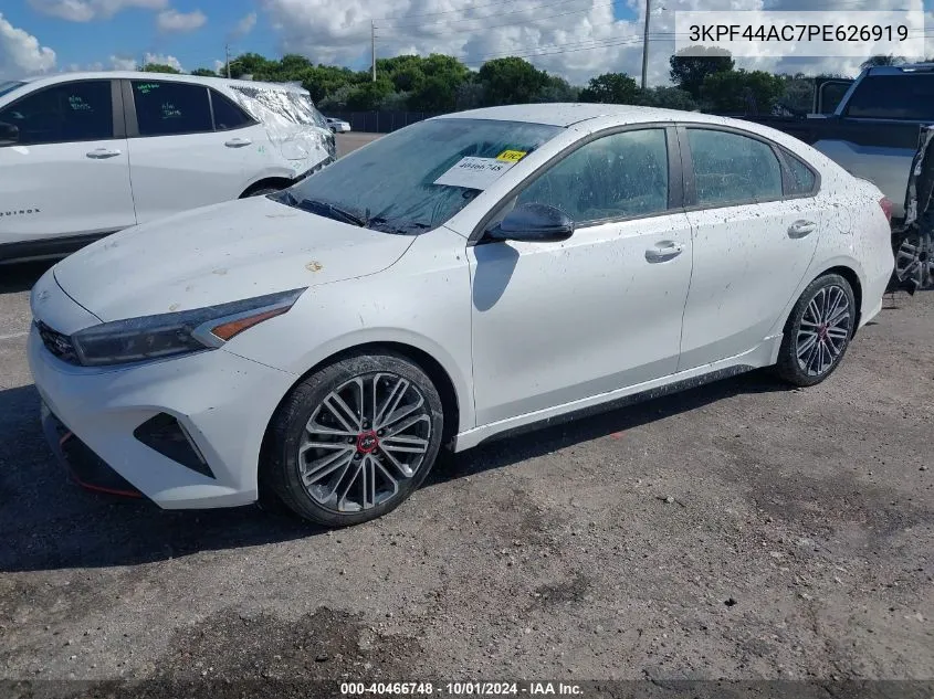 2023 Kia Forte Gt VIN: 3KPF44AC7PE626919 Lot: 40466748