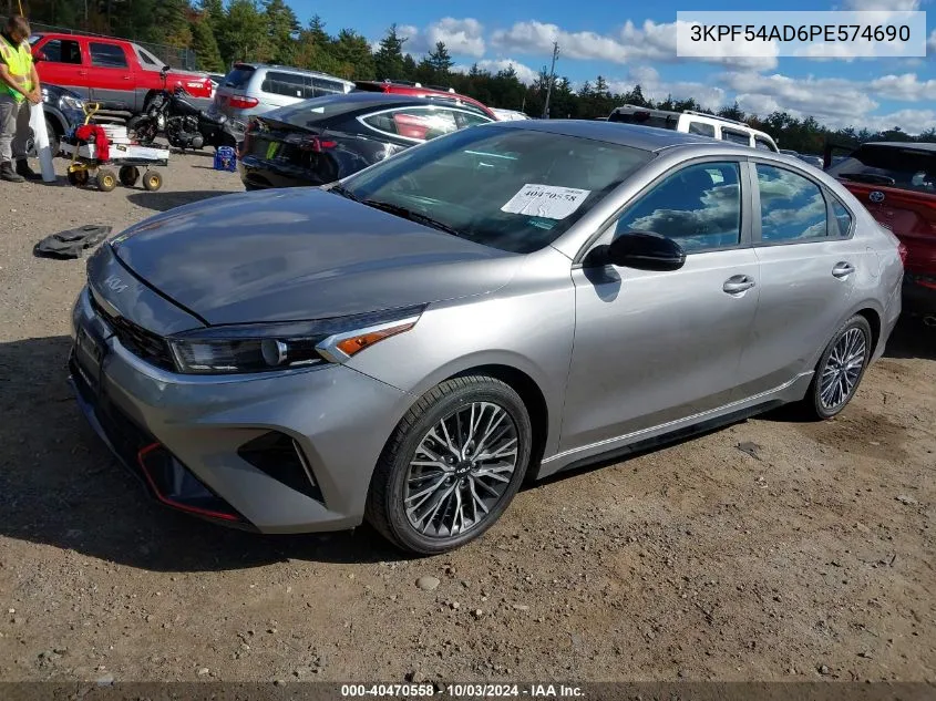 2023 Kia Forte Gt-Line VIN: 3KPF54AD6PE574690 Lot: 40470558