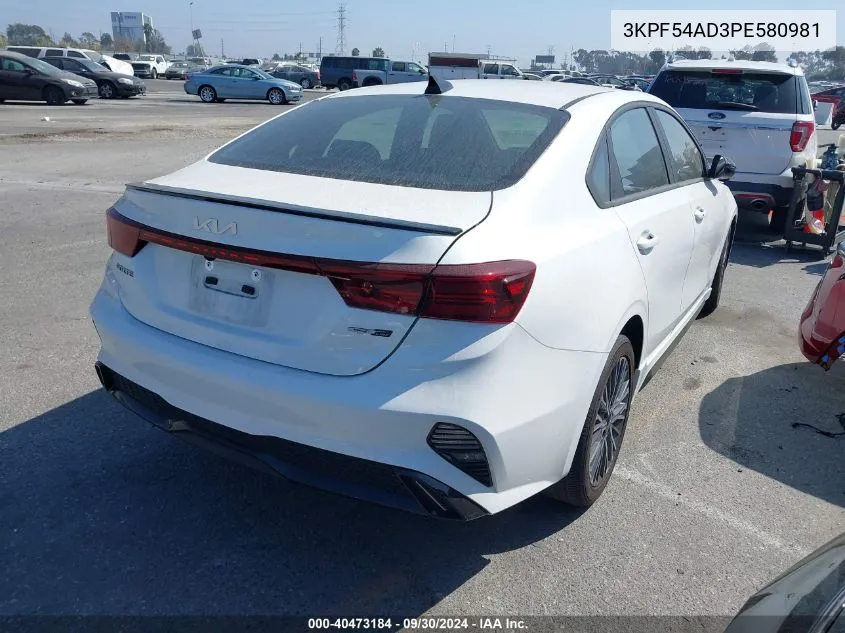 2023 Kia Forte Gt-Line VIN: 3KPF54AD3PE580981 Lot: 40473184