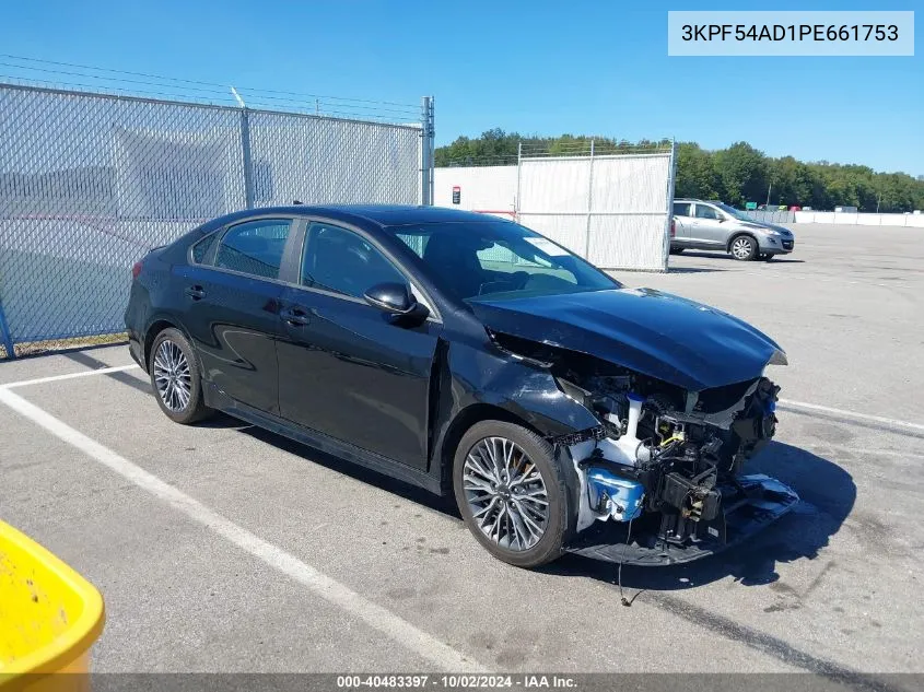 2023 Kia Forte Gt-Line VIN: 3KPF54AD1PE661753 Lot: 40483397