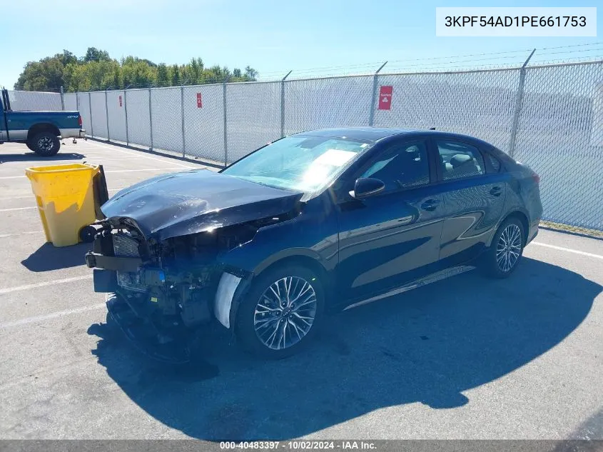 2023 Kia Forte Gt-Line VIN: 3KPF54AD1PE661753 Lot: 40483397