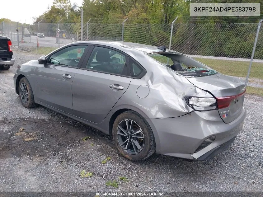 2023 Kia Forte Lxs VIN: 3KPF24AD4PE583798 Lot: 40484459