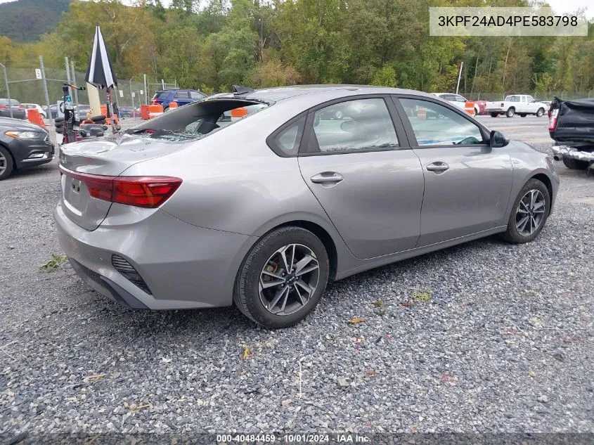 2023 Kia Forte Lxs VIN: 3KPF24AD4PE583798 Lot: 40484459