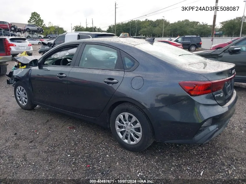 2023 Kia Forte Lx/Lxs VIN: 3KPF24AD3PE508087 Lot: 40497671