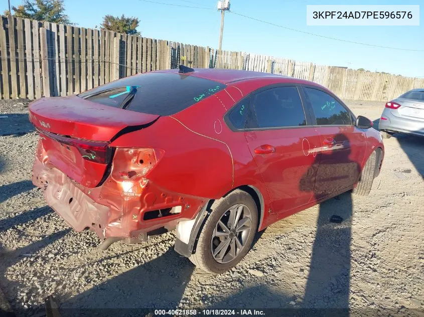 2023 Kia Forte Lxs VIN: 3KPF24AD7PE596576 Lot: 40621858