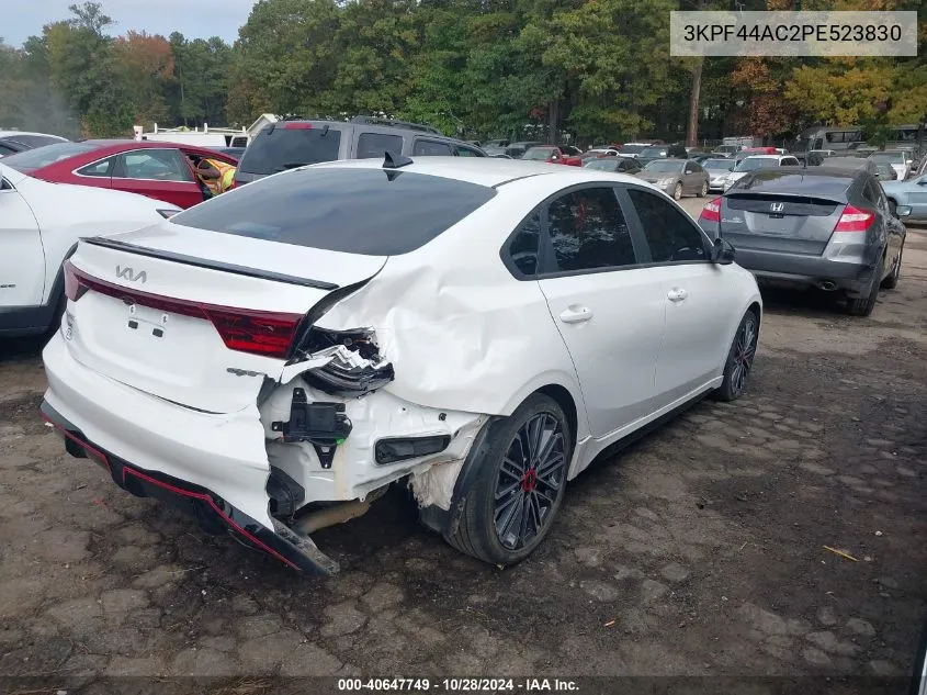 2023 Kia Forte Gt VIN: 3KPF44AC2PE523830 Lot: 40647749