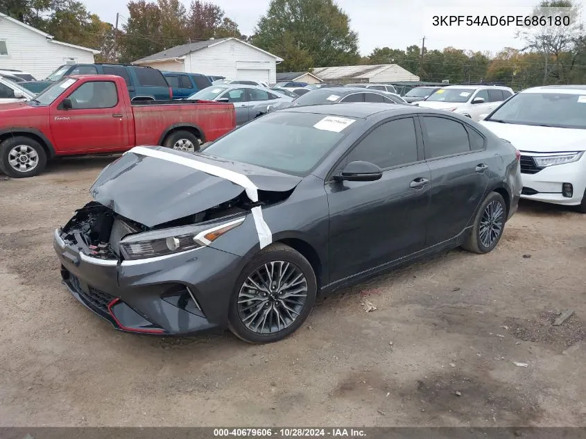 2023 Kia Forte Gt-Line VIN: 3KPF54AD6PE686180 Lot: 40679606