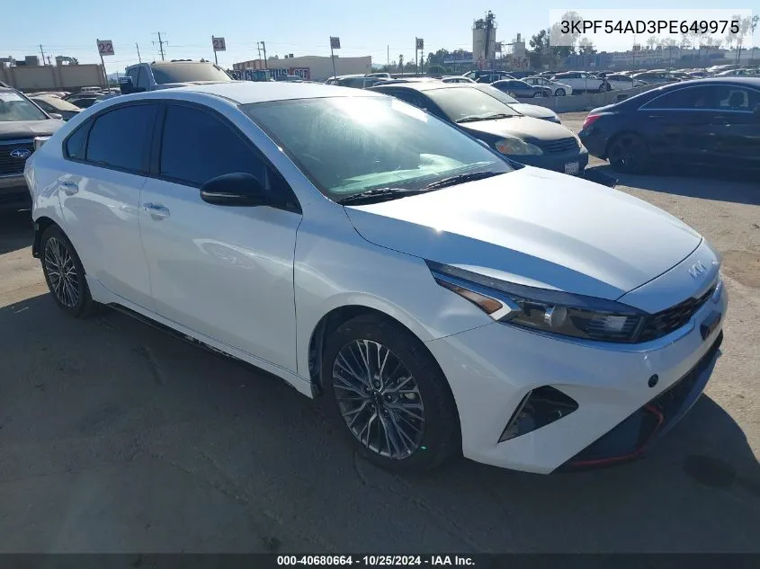 2023 Kia Forte Gt-Line VIN: 3KPF54AD3PE649975 Lot: 40680664