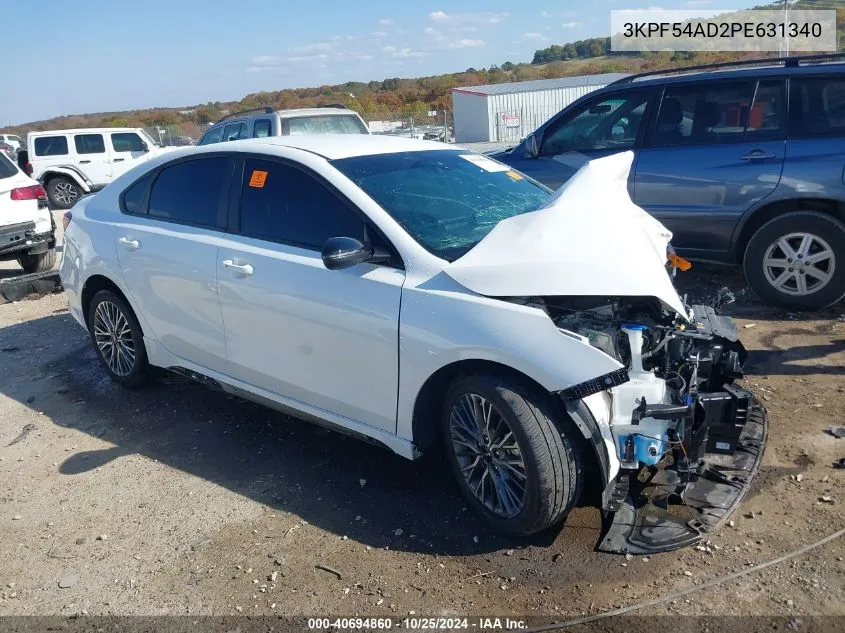 2023 Kia Forte Gt-Line VIN: 3KPF54AD2PE631340 Lot: 40694860