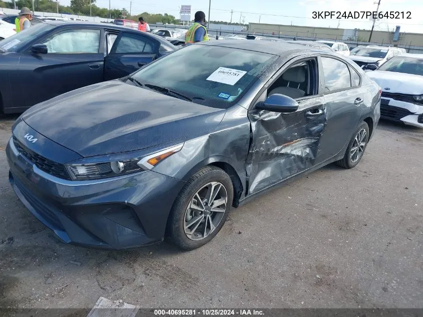 2023 Kia Forte Lxs VIN: 3KPF24AD7PE645212 Lot: 40695281