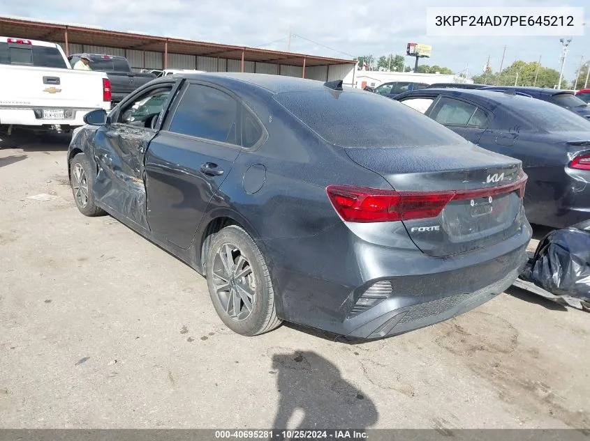 2023 Kia Forte Lxs VIN: 3KPF24AD7PE645212 Lot: 40695281