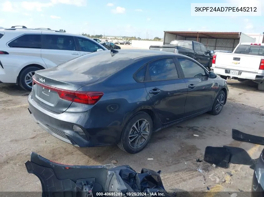 2023 Kia Forte Lxs VIN: 3KPF24AD7PE645212 Lot: 40695281