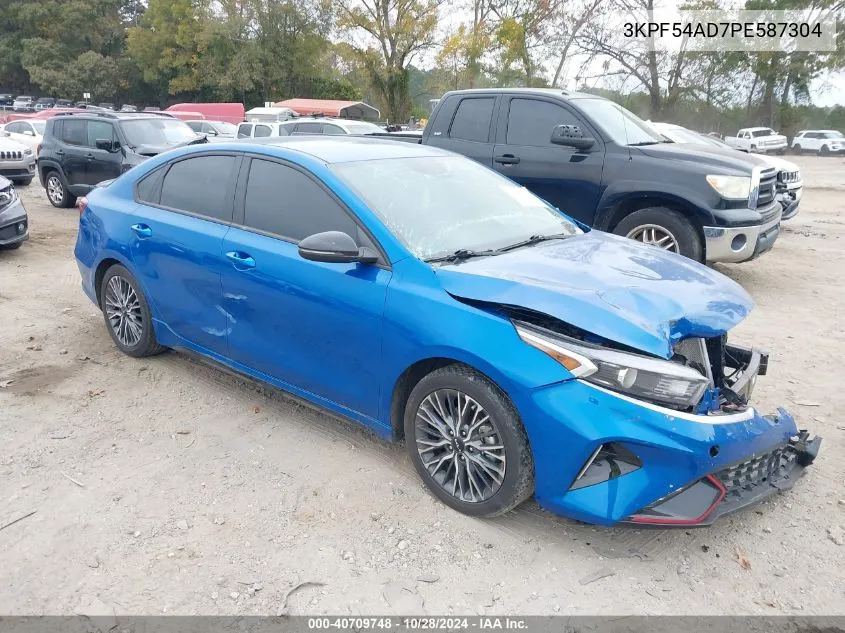 2023 Kia Forte Gt-Line VIN: 3KPF54AD7PE587304 Lot: 40709748