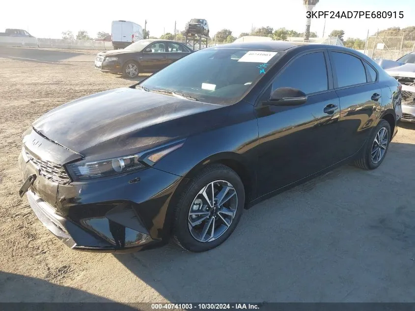 2023 Kia Forte Lxs VIN: 3KPF24AD7PE680915 Lot: 40741003