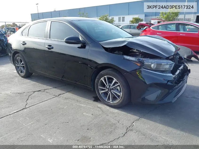 2023 Kia Forte Lxs VIN: 3KPF24AD3PE517324 Lot: 40751722