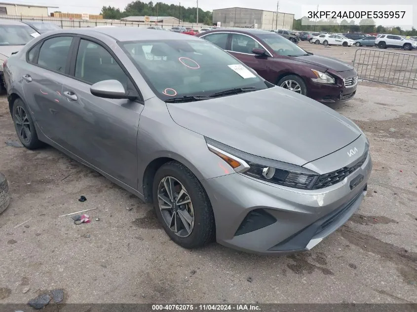 2023 Kia Forte Lxs VIN: 3KPF24AD0PE535957 Lot: 40762075