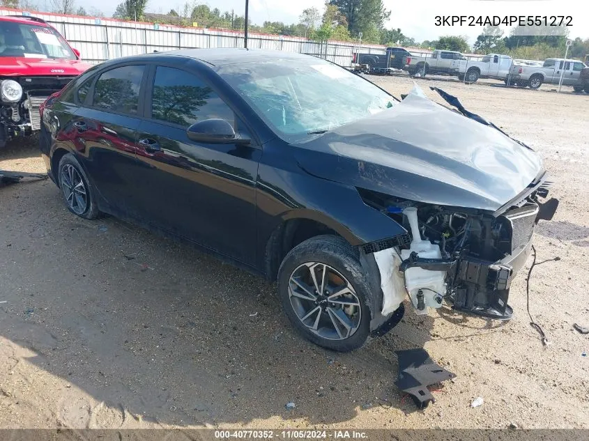 2023 Kia Forte Lxs VIN: 3KPF24AD4PE551272 Lot: 40770352