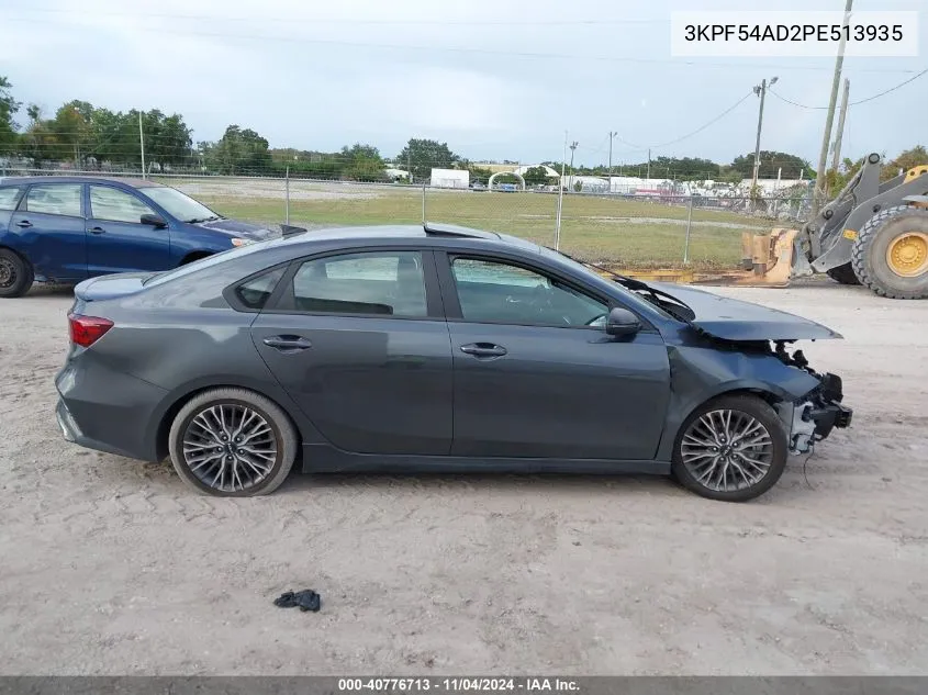 2023 Kia Forte Gt-Line VIN: 3KPF54AD2PE513935 Lot: 40776713