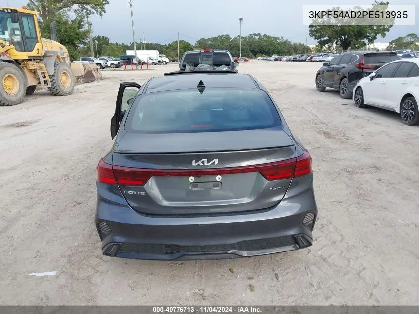 2023 Kia Forte Gt-Line VIN: 3KPF54AD2PE513935 Lot: 40776713