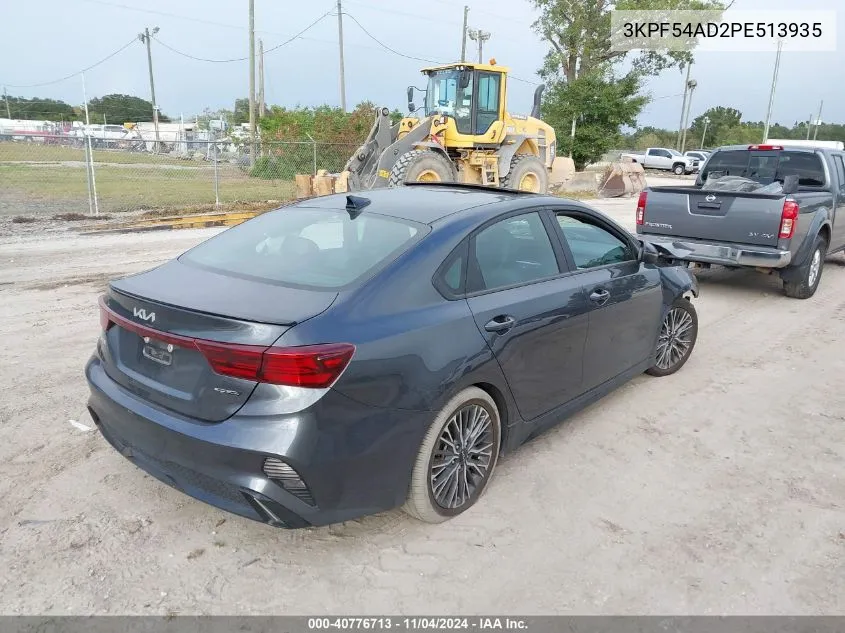 2023 Kia Forte Gt-Line VIN: 3KPF54AD2PE513935 Lot: 40776713