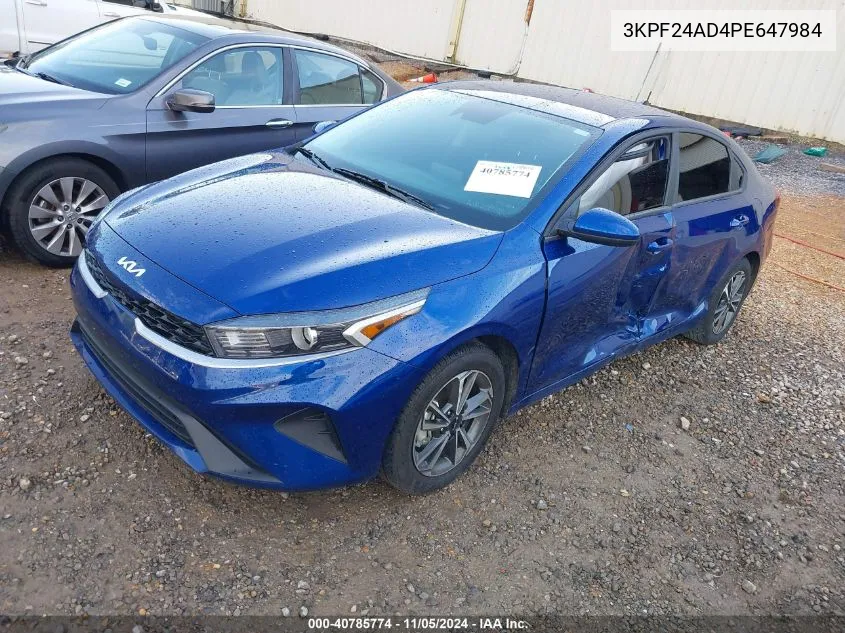 2023 Kia Forte Lxs VIN: 3KPF24AD4PE647984 Lot: 40785774