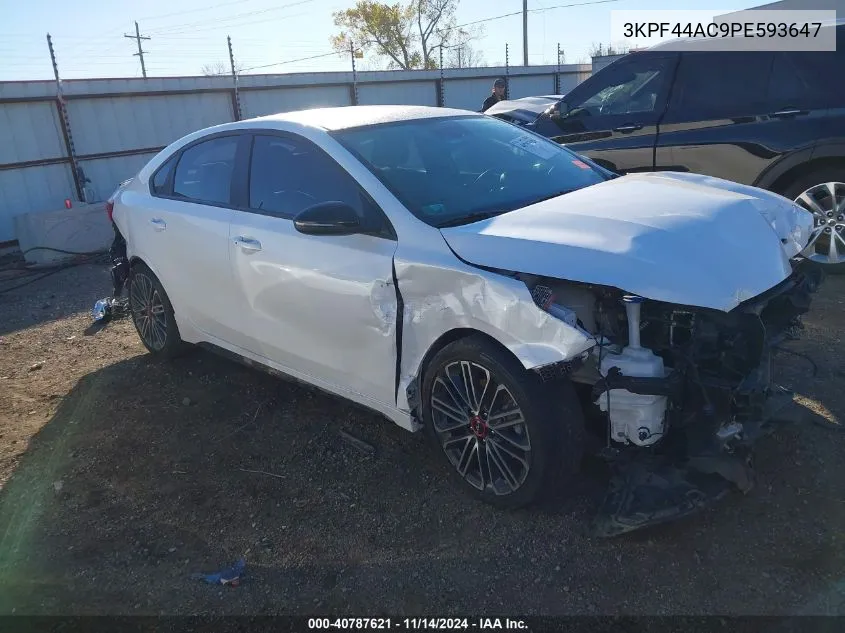 2023 Kia Forte Gt VIN: 3KPF44AC9PE593647 Lot: 40787621