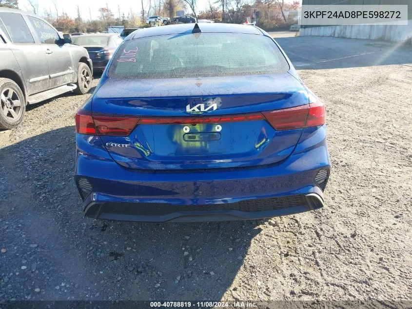 2023 Kia Forte Lxs VIN: 3KPF24AD8PE598272 Lot: 40788819