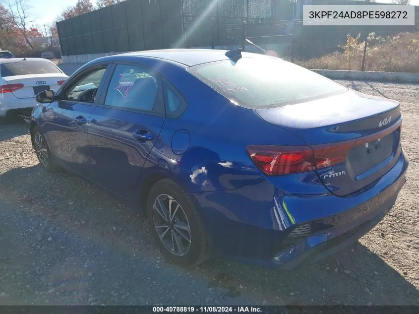 2023 Kia Forte Lxs VIN: 3KPF24AD8PE598272 Lot: 40788819