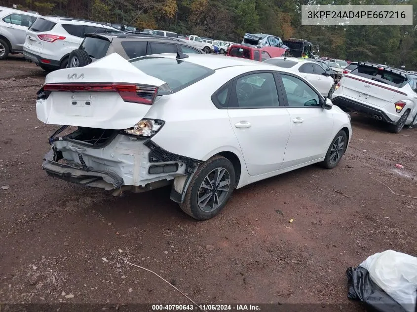 2023 Kia Forte Lxs VIN: 3KPF24AD4PE667216 Lot: 40790643