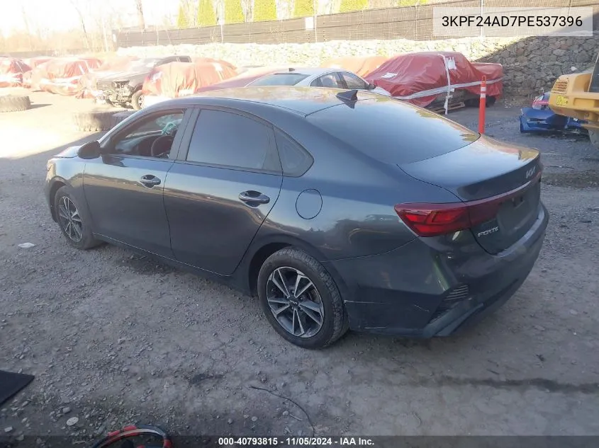 2023 Kia Forte Lxs VIN: 3KPF24AD7PE537396 Lot: 40793815