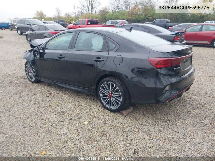 2023 Kia Forte Gt VIN: 3KPF44AC0PE596775 Lot: 40795815