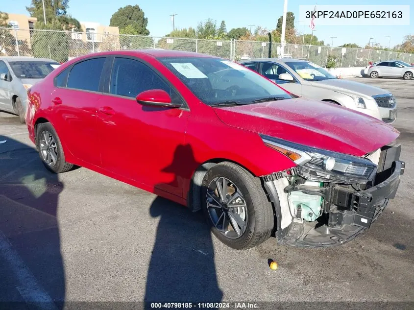 2023 Kia Forte Lxs VIN: 3KPF24AD0PE652163 Lot: 40798185