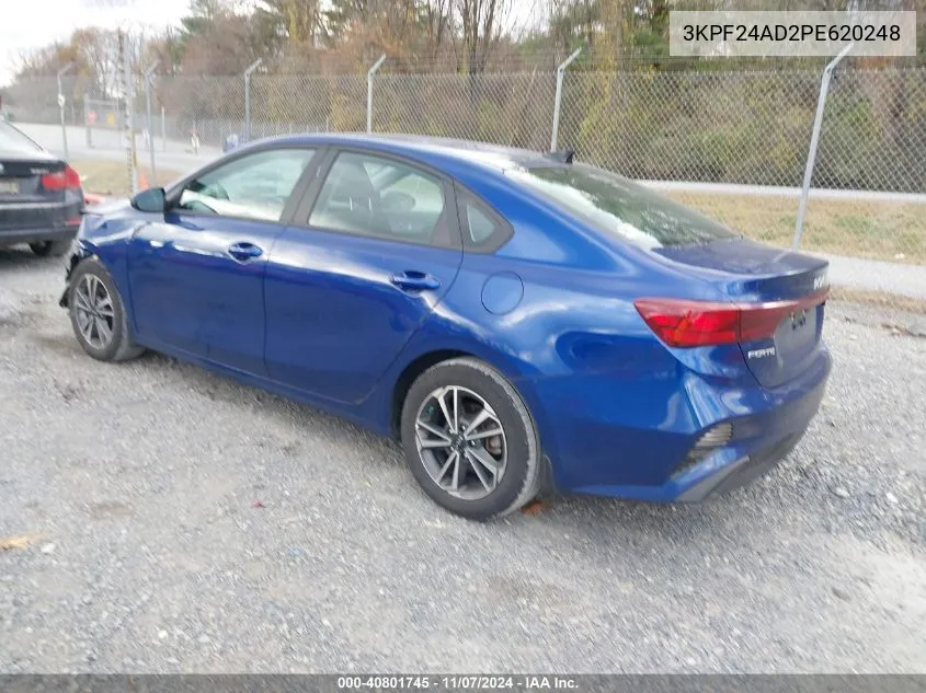 2023 Kia Forte Lxs VIN: 3KPF24AD2PE620248 Lot: 40801745