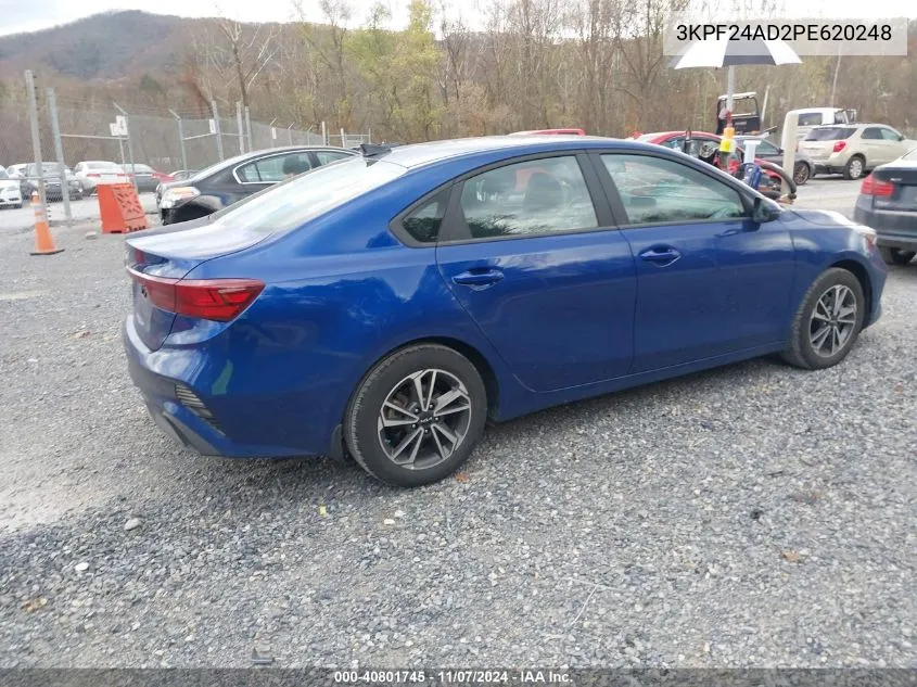 2023 Kia Forte Lxs VIN: 3KPF24AD2PE620248 Lot: 40801745