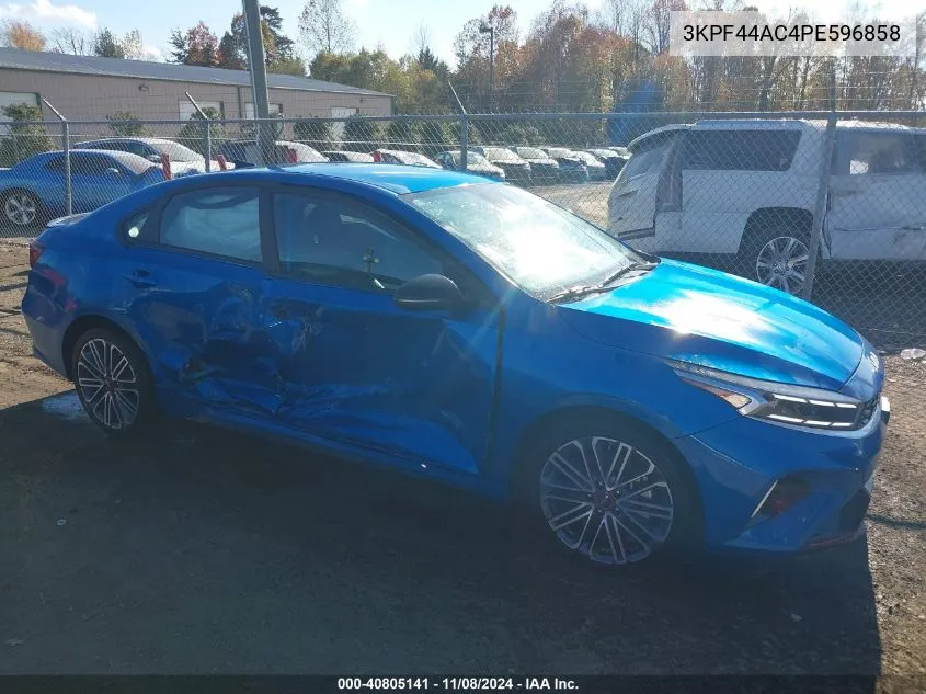 2023 Kia Forte Gt VIN: 3KPF44AC4PE596858 Lot: 40805141